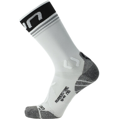 UYN RUNNER'S ONE MID Women's Socks White/Grey 2023 0